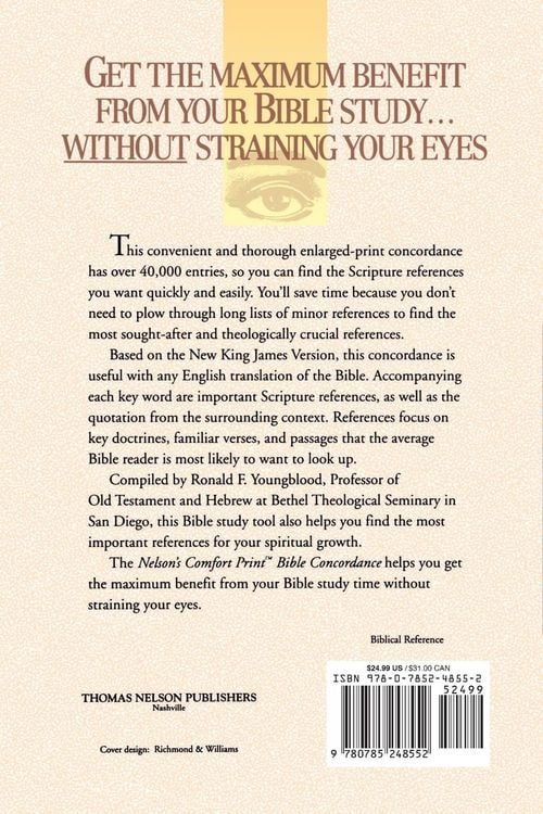 Produktbild: The Comfort Print Bible Concordance