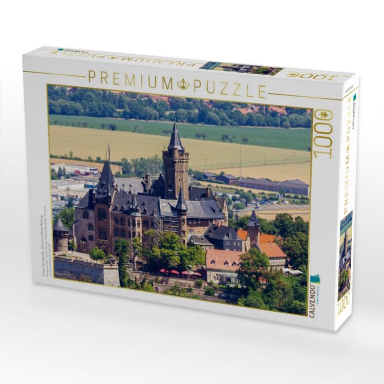 Produktbild: CALVENDO Puzzle Schloss Wernigerode - Blick aus s&uuml;dlicher Richtung | 1000 Teile Lege-Gr&ouml;&szlig;e 64x48cm Foto-Puzzle f&uuml;r gl&uuml;ckliche Stunden