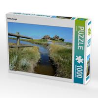 Produktbild: CALVENDO Puzzle Hallig Hooge 1000 Teile Lege-Gr&ouml;&szlig;e 64 x 48 cm Foto-Puzzle Bild von Sarnade