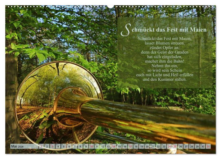 Produktbild: Lieder f&uuml;r Blechbl&auml;ser (Wandkalender 2026 DIN A2 quer), CALVENDO Monatskalender