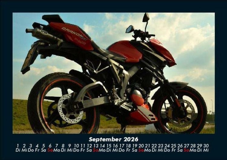 Produktbild: Motorr&auml;der 2026 Fotokalender DIN A5