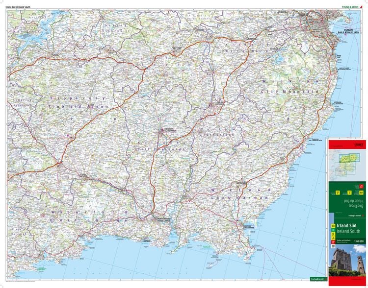 Produktbild: freytag & berndt Stra&szlig;enkarte Irland Set 1:150.000