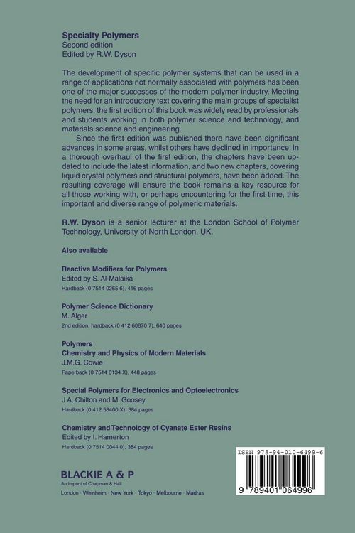 Produktbild: Specialty Polymers