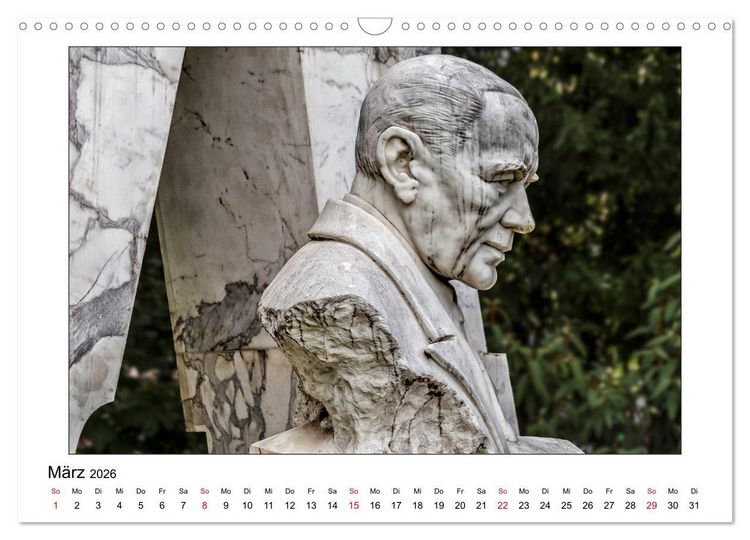 Produktbild: Komponisten-Denkm&auml;ler in Wien (Wandkalender 2026 DIN A3 quer), CALVENDO Monatskalender