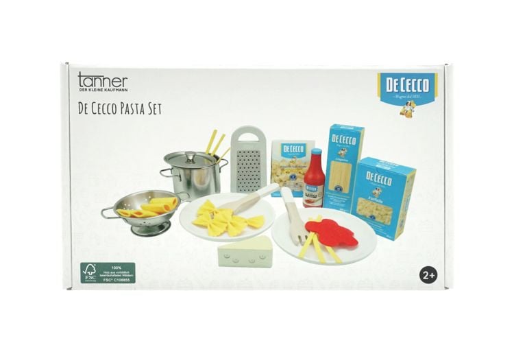 Produktbild: K&uuml;chenspielzeug Pasta Set De Cecco 16 Teile