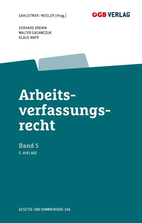 Produktbild: Arbeitsverfassungsrecht Bd 5