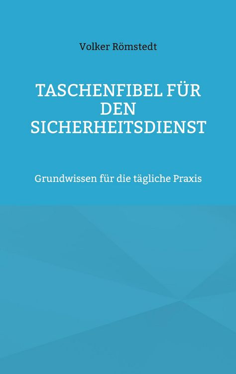 Produktbild: Taschenfibel f&uuml;r den Sicherheitsdienst