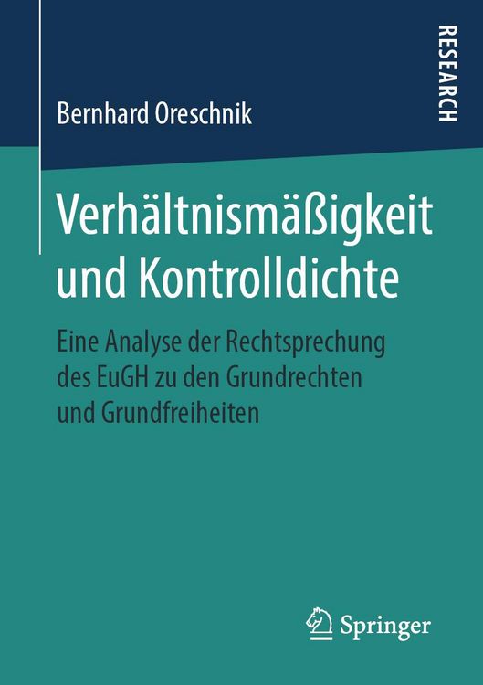 Produktbild: Verh&auml;ltnism&auml;&szlig;igkeit und Kontrolldichte