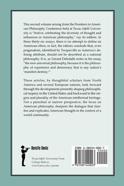Produktbild: Frontiers in American Philosophy Volume II