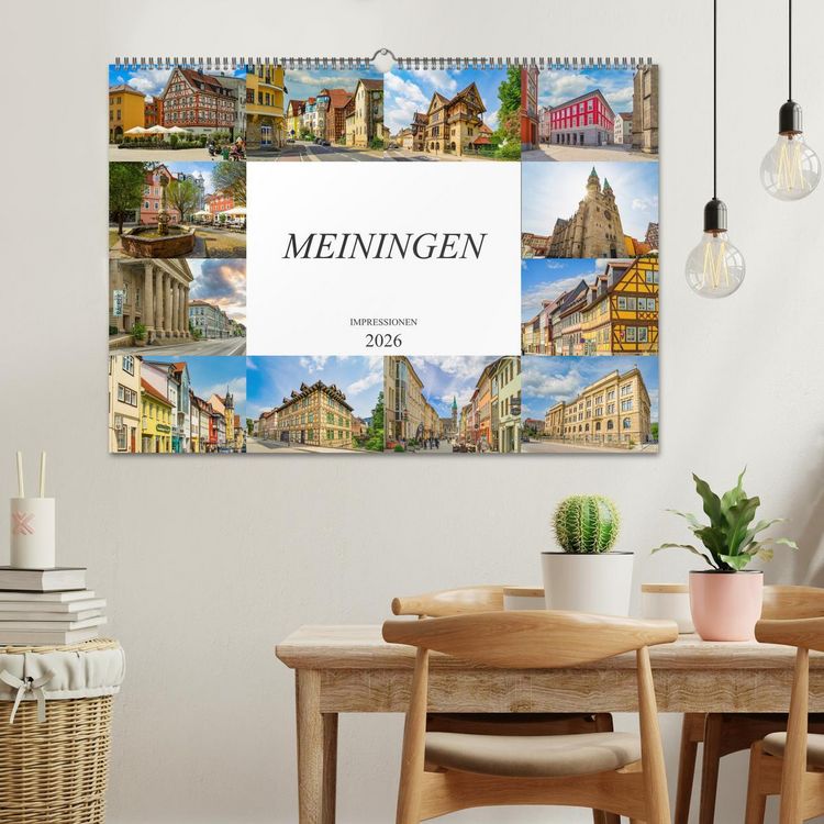 Produktbild: Meiningen Impressionen (Wandkalender 2026 DIN A2 quer), CALVENDO Monatskalender