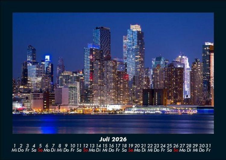 Produktbild: New York 2026 Fotokalender DIN A5