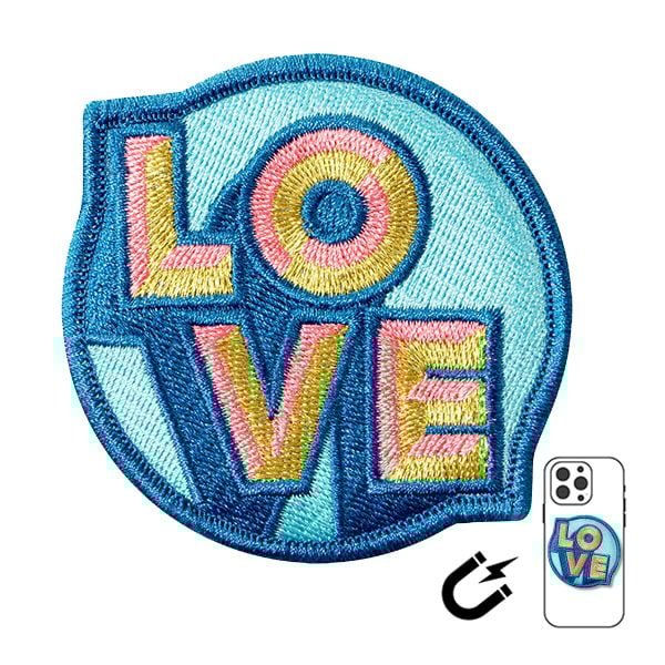 Produktbild: MAGMOJI Magnet Badge "Love Blue"