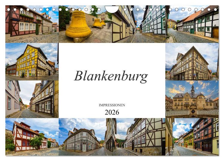 Produktbild: Blankenburg Impressionen (Wandkalender 2026 DIN A4 quer), CALVENDO Monatskalender