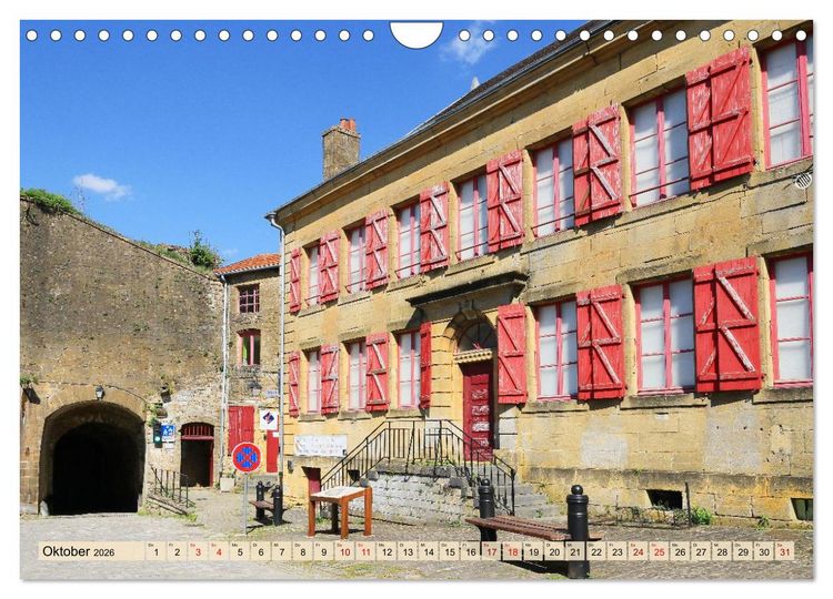 Produktbild: Frankreichs Nordosten - Montm&eacute;dy, Sedan, Charleville-M&eacute;zi&egrave;res (Wandkalender 2026 DIN A4 quer), CALVENDO Monatskalender