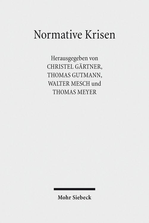 Produktbild: Normative Krisen