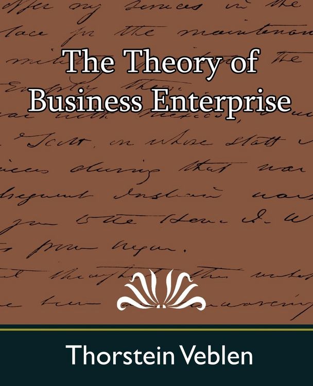 Produktbild: The Theory of Business Enterprise
