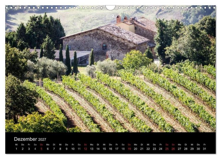 Produktbild: Toskana Landschaften (Wandkalender 2027 DIN A3 quer), CALVENDO Monatskalender