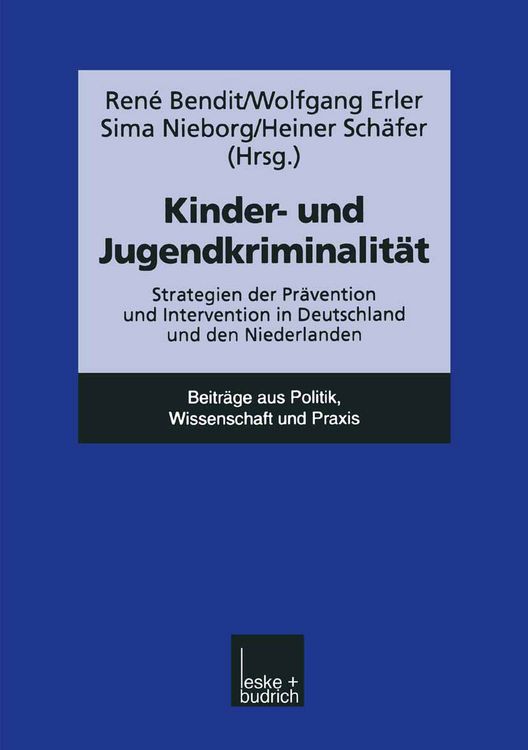 Produktbild: Kinder- und Jugendkriminalit&auml;t