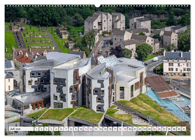 Produktbild: Wundersch&ouml;nes Edinburgh (hochwertiger Premium Wandkalender 2026 DIN A2 quer), Kunstdruck in Hochglanz