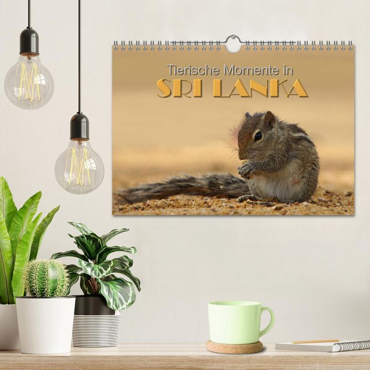 Produktbild: Sri Lanka - Tierische Momente (Wandkalender 2026 DIN A4 quer), CALVENDO Monatskalender