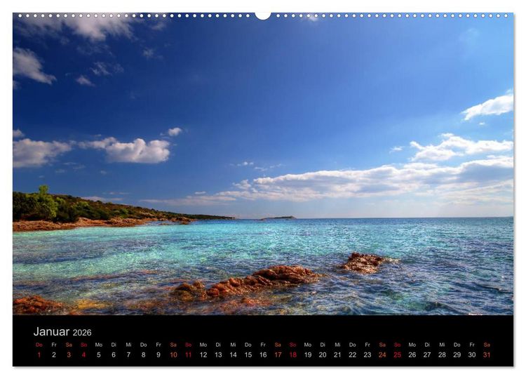 Produktbild: Sardinien (Wandkalender 2026 DIN A2 quer), CALVENDO Monatskalender