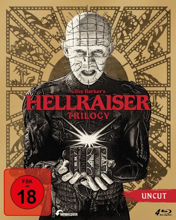 Produktbild: Hellraiser Trilogy (4 Blu-ray-Disc-Edition) (Uncut) (+ Bonus-BR) [3 BRs]