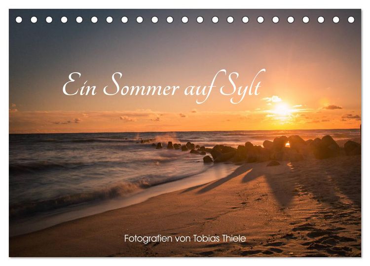 Produktbild: Ein Sommer auf Sylt (Tischkalender 2026 DIN A5 quer), CALVENDO Monatskalender