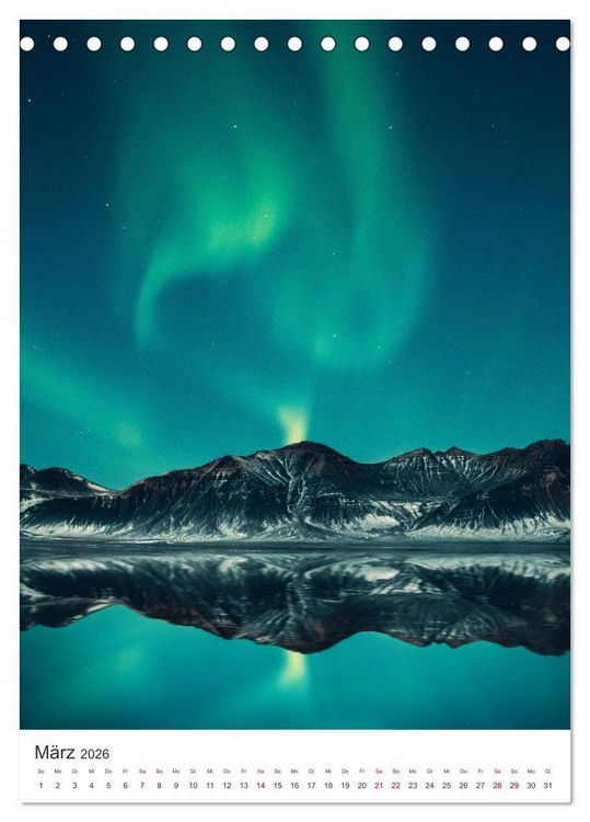 Produktbild: Faszination Island - Eine einmalige Reise. (Tischkalender 2026 DIN A5 hoch), CALVENDO Monatskalender