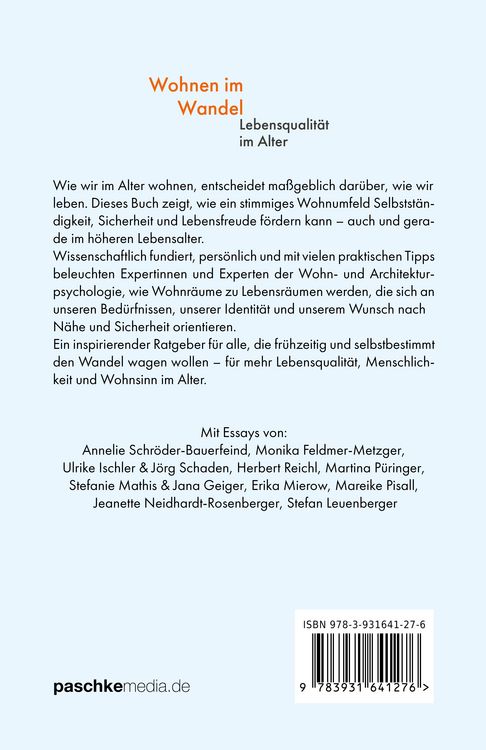 Produktbild: Wohnen im Wandel - Lebensqualit&auml;t im Alter