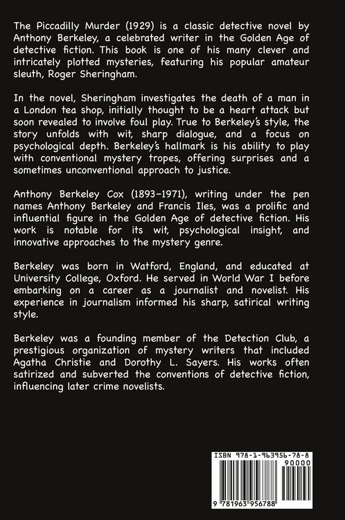 Produktbild: The Piccadilly Murder