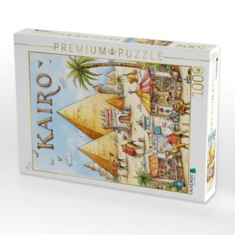 Produktbild: CALVENDO Puzzle Kairo | 1000 Teile Lege-Gr&ouml;&szlig;e 64x48cm Foto-Puzzle f&uuml;r gl&uuml;ckliche Stunden