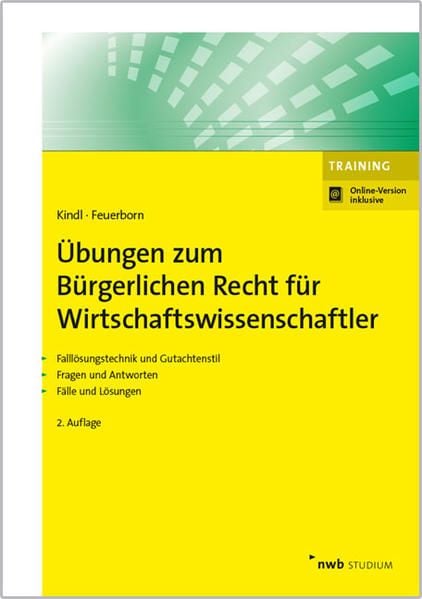 Produktbild: &Uuml;bungen zum B&uuml;rgerlichen Recht f&uuml;r Wirtschaftswissenschaftler
