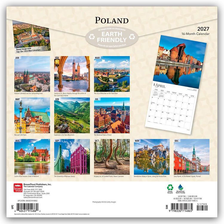 Produktbild: Poland &ndash; Polen 2027 &ndash; 16-Monatskalender