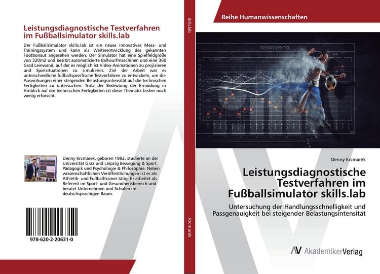 Produktbild: Leistungsdiagnostische Testverfahren im Fu&szlig;ballsimulator skills.lab