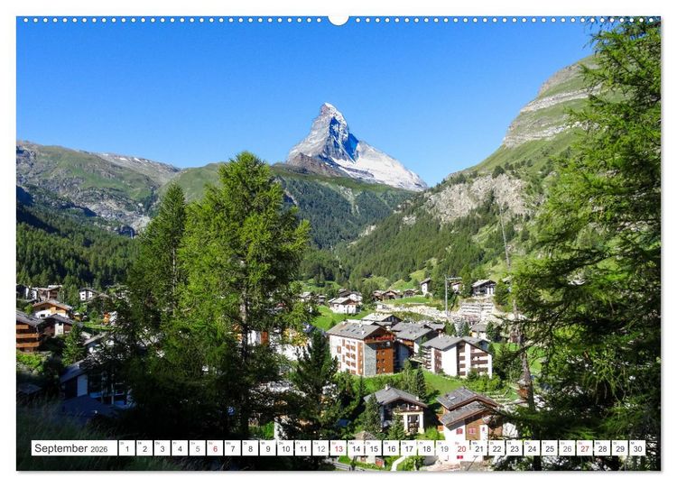 Produktbild: Matterhorn - Berg der Berge (Wandkalender 2026 DIN A2 quer), CALVENDO Monatskalender