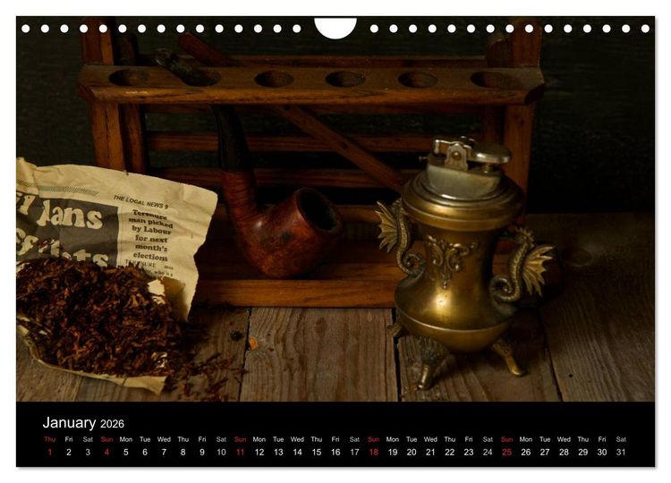 Produktbild: Pipes (Wall Calendar 2026 DIN A4 landscape), CALVENDO 12 Month Wall Calendar