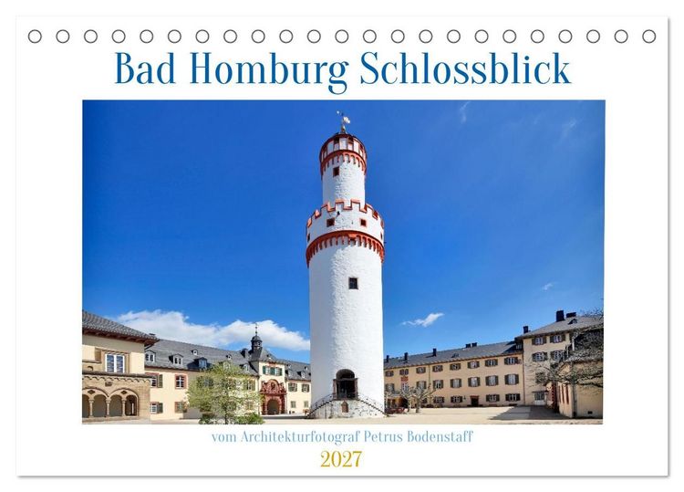 Produktbild: Bad Homburg Schlossblick (Tischkalender 2027 DIN A5 quer), CALVENDO Monatskalender