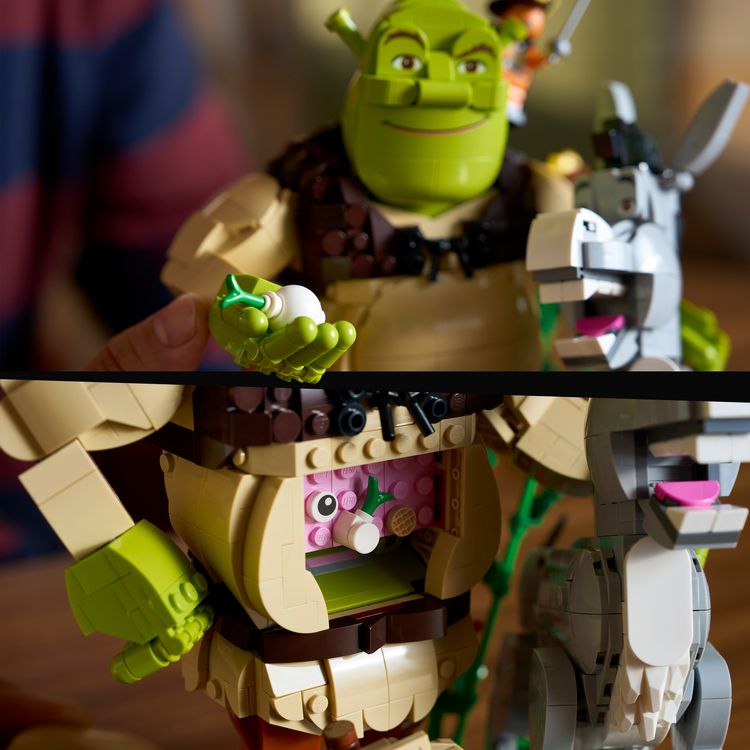 Produktbild: LEGO Shrek 72423 Shrek, Esel und Der gestiefelte Kater, DIY Modellbau