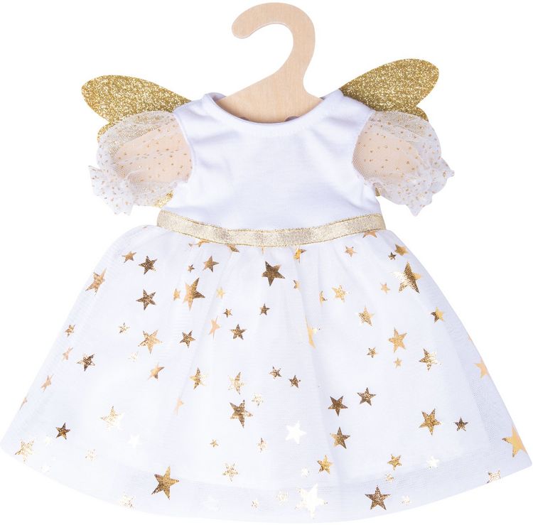 Produktbild: Heless - Puppen-Kleid Schutzengel mit Sternen-Haarband, Gr. 28-35 cm