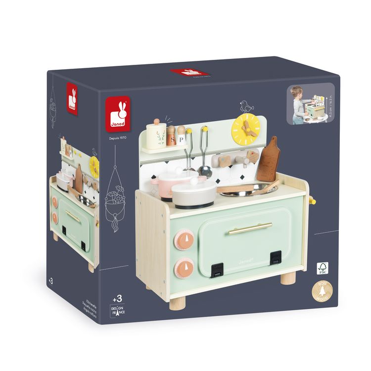 Produktbild: Spielk&uuml;che 'Liebe Omama' &ndash; Kompakte Kitchenette mit Zubeh&ouml;r