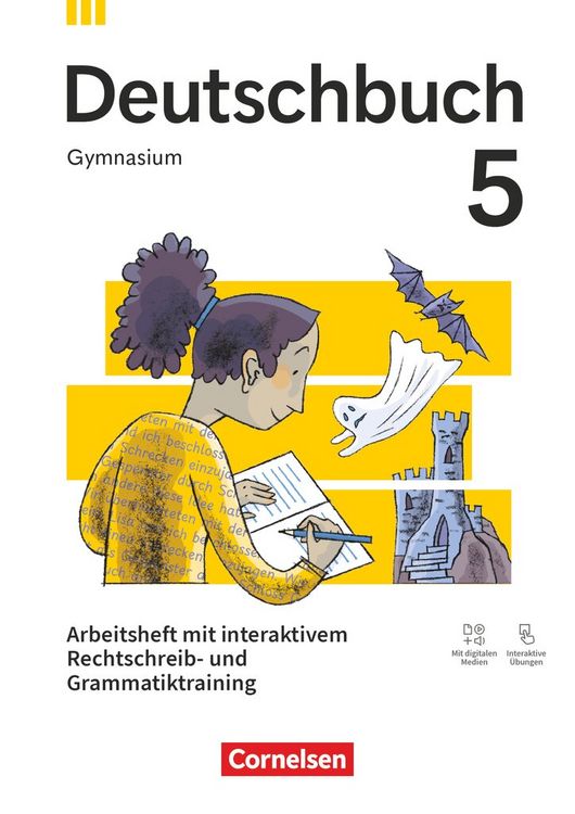 Produktbild: Deutschbuch Gymnasium 5. Schuljahr - Zu allen Ausgaben 2026 - Arbeitsheft mit interaktivem Rechtschreib-/Grammatiktraining