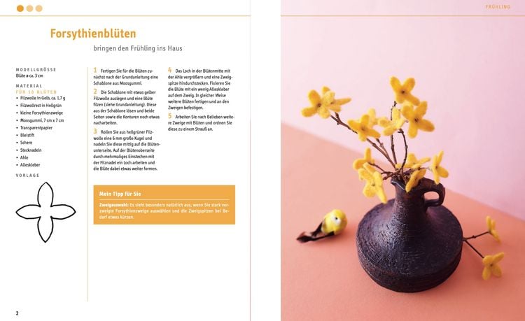 Produktbild: Filz-Minis mit Naturmaterial (kreativ.kompakt.)