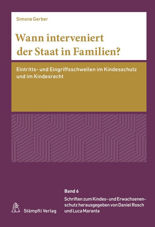 Produktbild: Wann interveniert der Staat in Familien?
