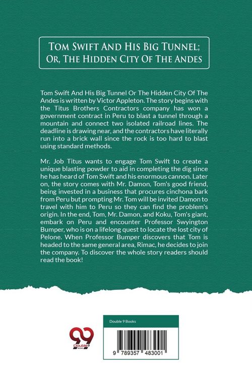 Produktbild: Tom Swift And His Big Tunnel; Or, The Hidden City Of The Andes
