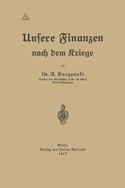Produktbild: Unsere Finanzen nach dem Kriege