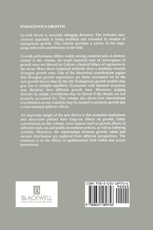 Produktbild: Endogenous Growth