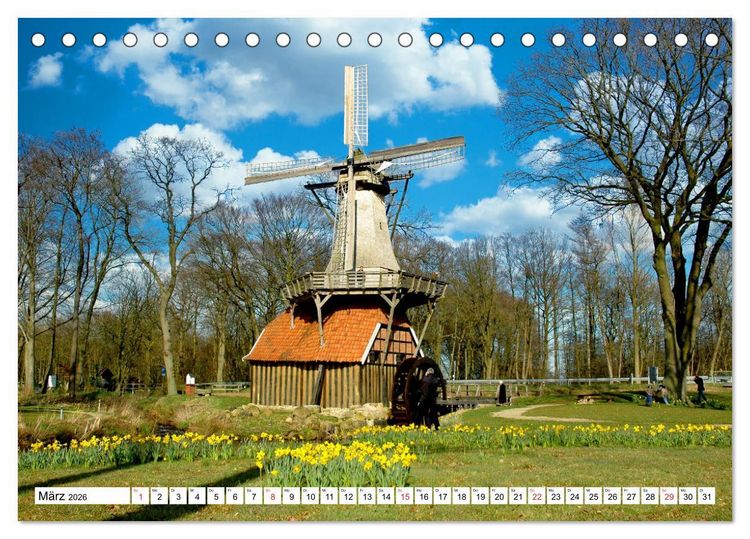 Produktbild: Wundersch&ouml;nes Emsland (Tischkalender 2026 DIN A5 quer), CALVENDO Monatskalender
