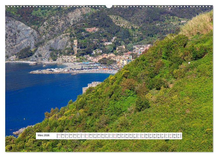 Produktbild: Cinque Terre Sentiero Azzurro (hochwertiger Premium Wandkalender 2026 DIN A2 quer), Kunstdruck in Hochglanz