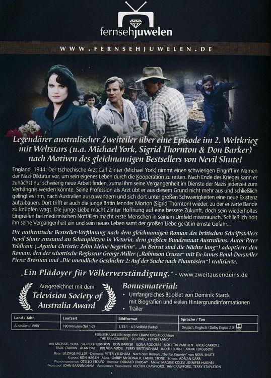Produktbild: The Far Country - Sch&ouml;nes, fernes Land - Der komplette Zweiteiler