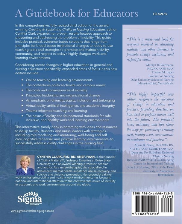Produktbild: Creating & Sustaining Civility in Nursing Education, Third Edition